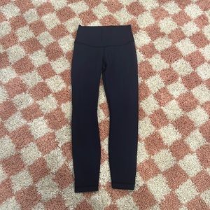 Wunder Under 7/8 Navy Leggings